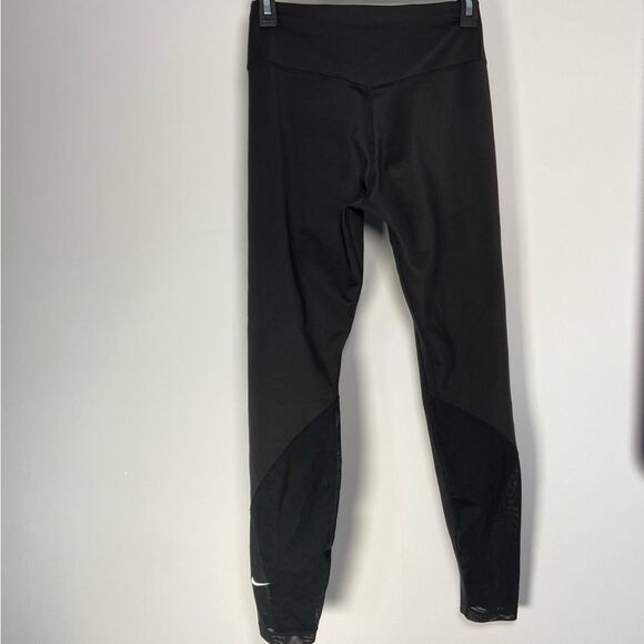 Nike Dri-Fit Running Leggings Black High Rise Gym Workout Yoga Active Hiking S - Picture 4 of 12